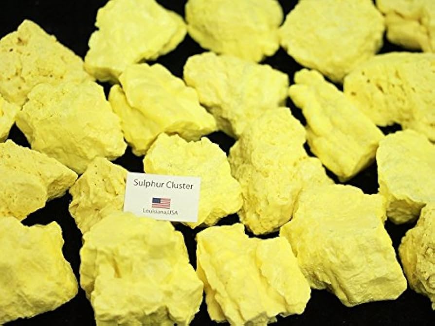 Amazon.co.jp: 【天然石の島田商事】USAルイジアナ州産 天然サルファー