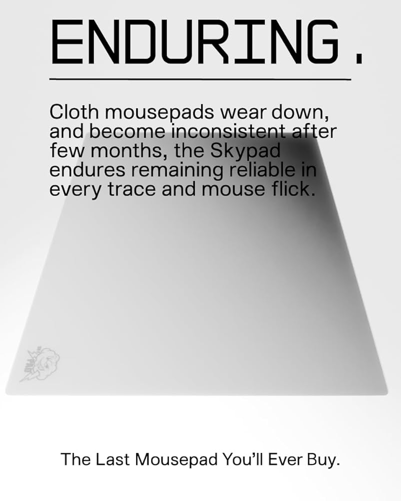 Amazon.co.jp: SkyPAD Glass 3.0 XL ゲーミング マウスパッド クラウド
