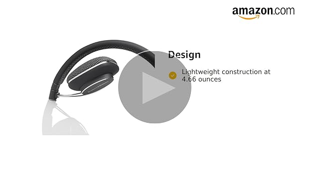 Amazon.com: Bowers & Wilkins P3 On-Ear Headphones B&W - Black