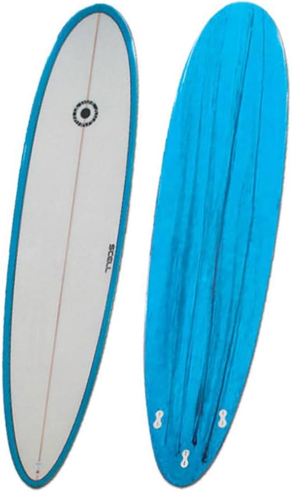 Amazon | SCELL セル ファンボード 7'4 サーフボード ブルー | SCELL