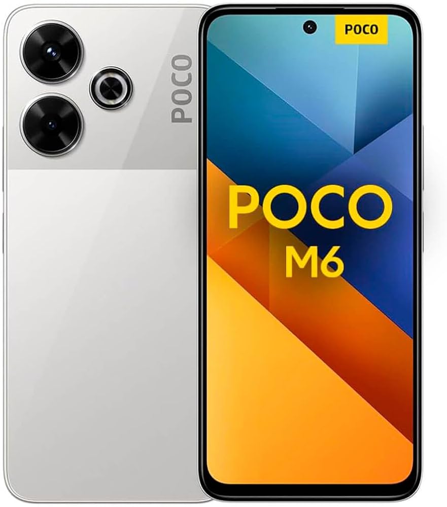 新品 POCO M6 6GB/128GB シルバー SIMフリー Xiaomi シャオミから新型2