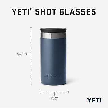 Amazon | YETI ショットグラス キャリーケース付き 4個セット ホワイト