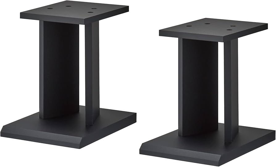 Amazon | ハヤミ工産 スピーカースタンド 2台1組 高さ30cm ブラック SB