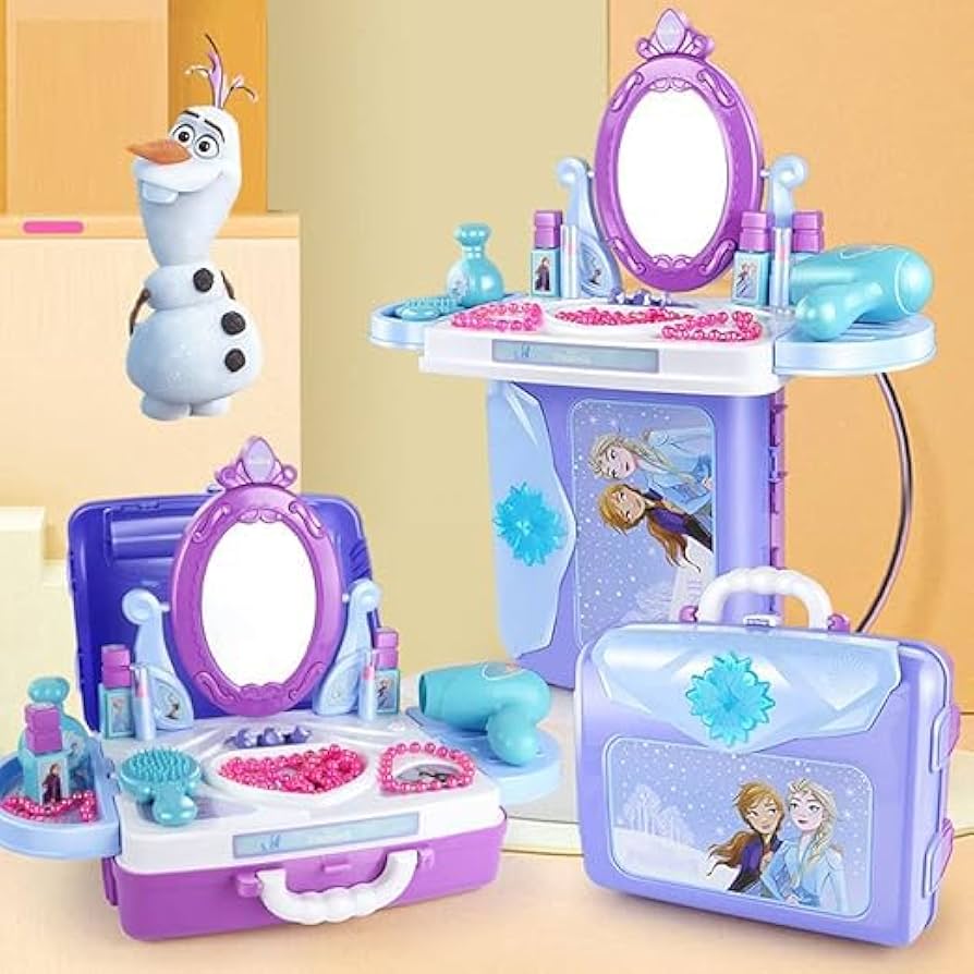 Amazon | DIY 知育玩具 2WAY アナと雪の女王 お化粧セット メイク