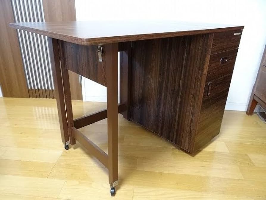 Amazon.co.jp: 70年代 アンティーク ジャノメ 蛇の目 ミシン台 作業机