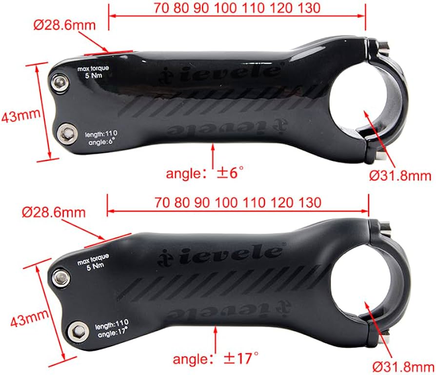 Amazon.co.jp: ieveleステム カーボンステム マウンテンバイクステム
