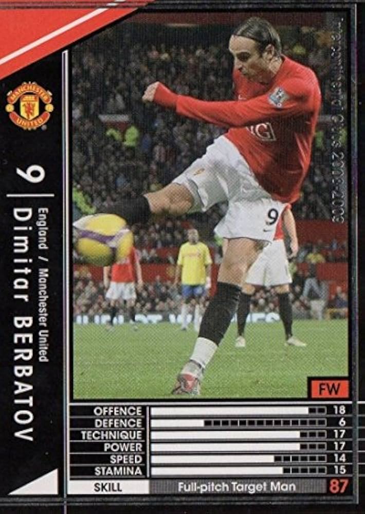 Amazon.co.jp: WCCF/08-09/ マンチェスター・ユナイテッド/黒/125