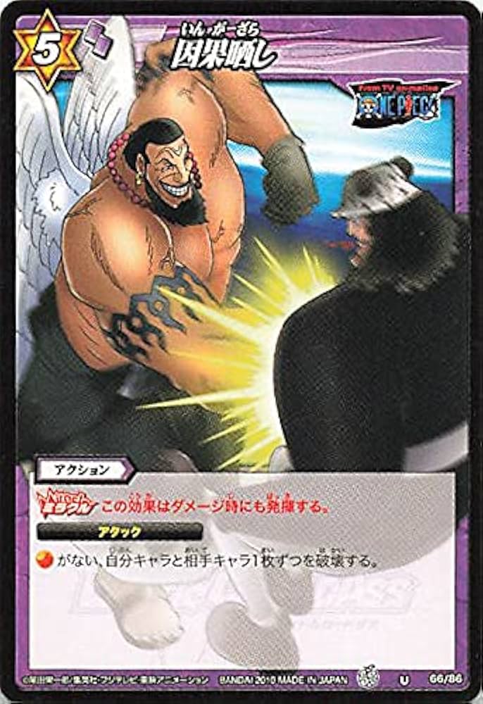 Amazon.co.jp: バンダイ ミラクルバトルカードダス ワンピース 因果