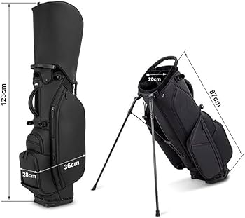 Amazon | ゴルフバッグ メンズとレディースのボールバッグ PUレザー