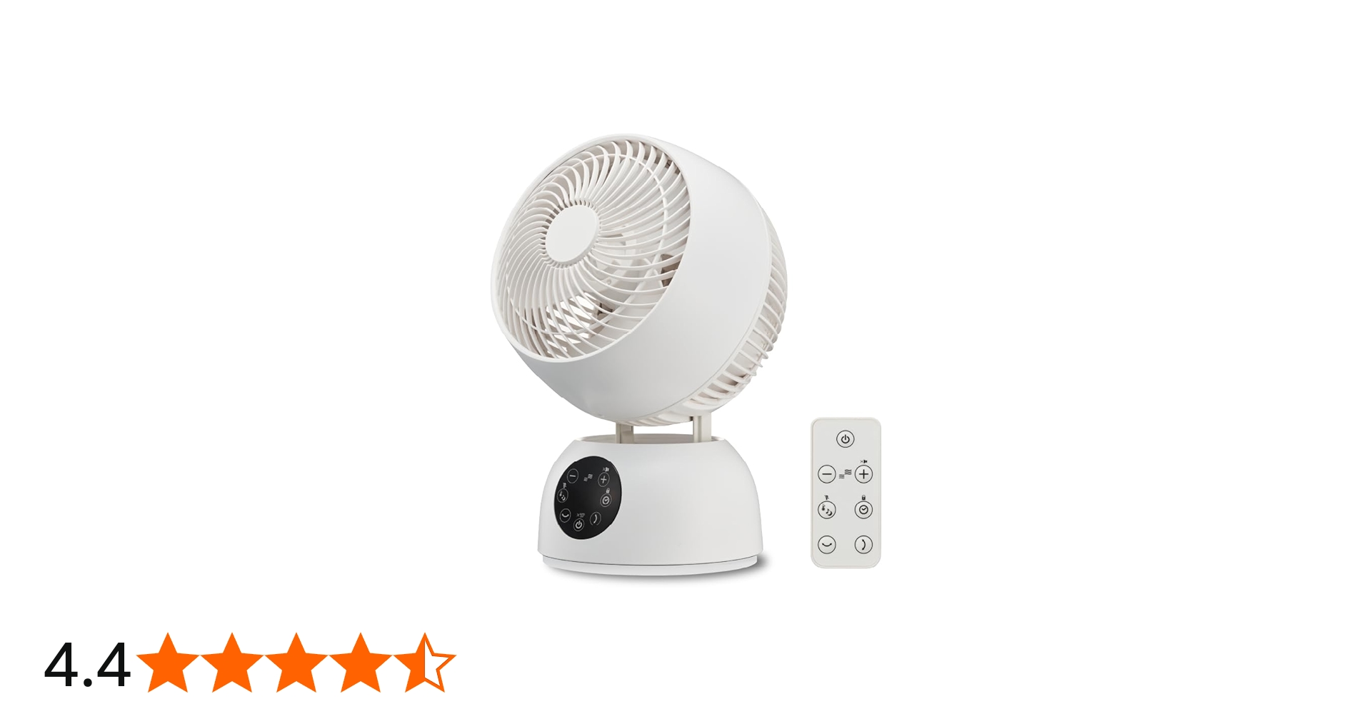 Amazon | ドウシシャ 60度サーキュレーター18cmDCリモコン式 ホワイト