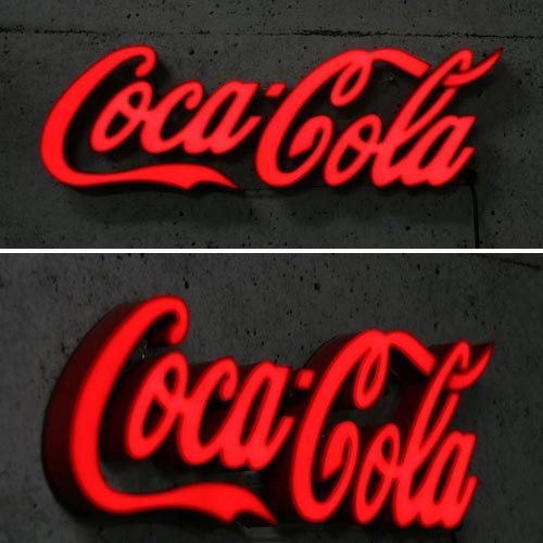 Amazon.co.jp: コカコーラ(Coca Cola) オブジェ レッド H13×W41×D2.8cm