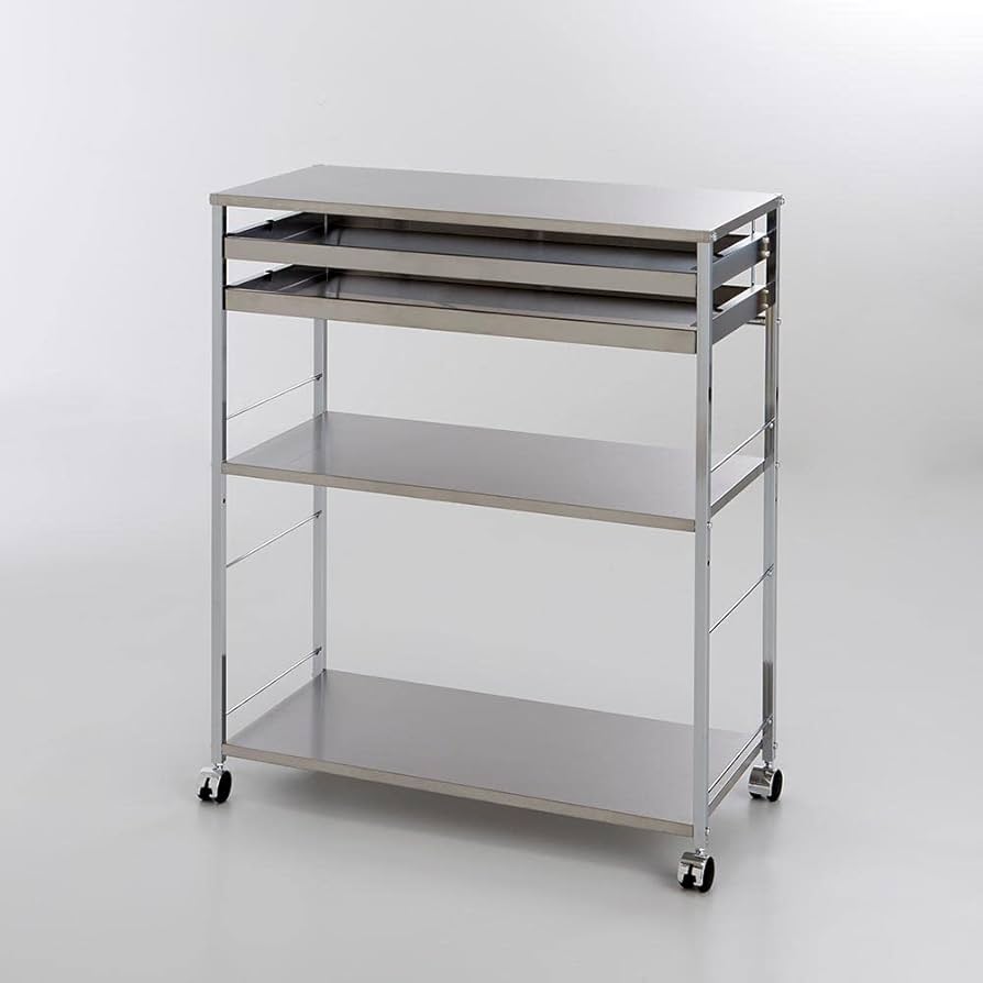 Amazon.co.jp: ディノス キッチン収納 キッチン 収納カート ステンレス