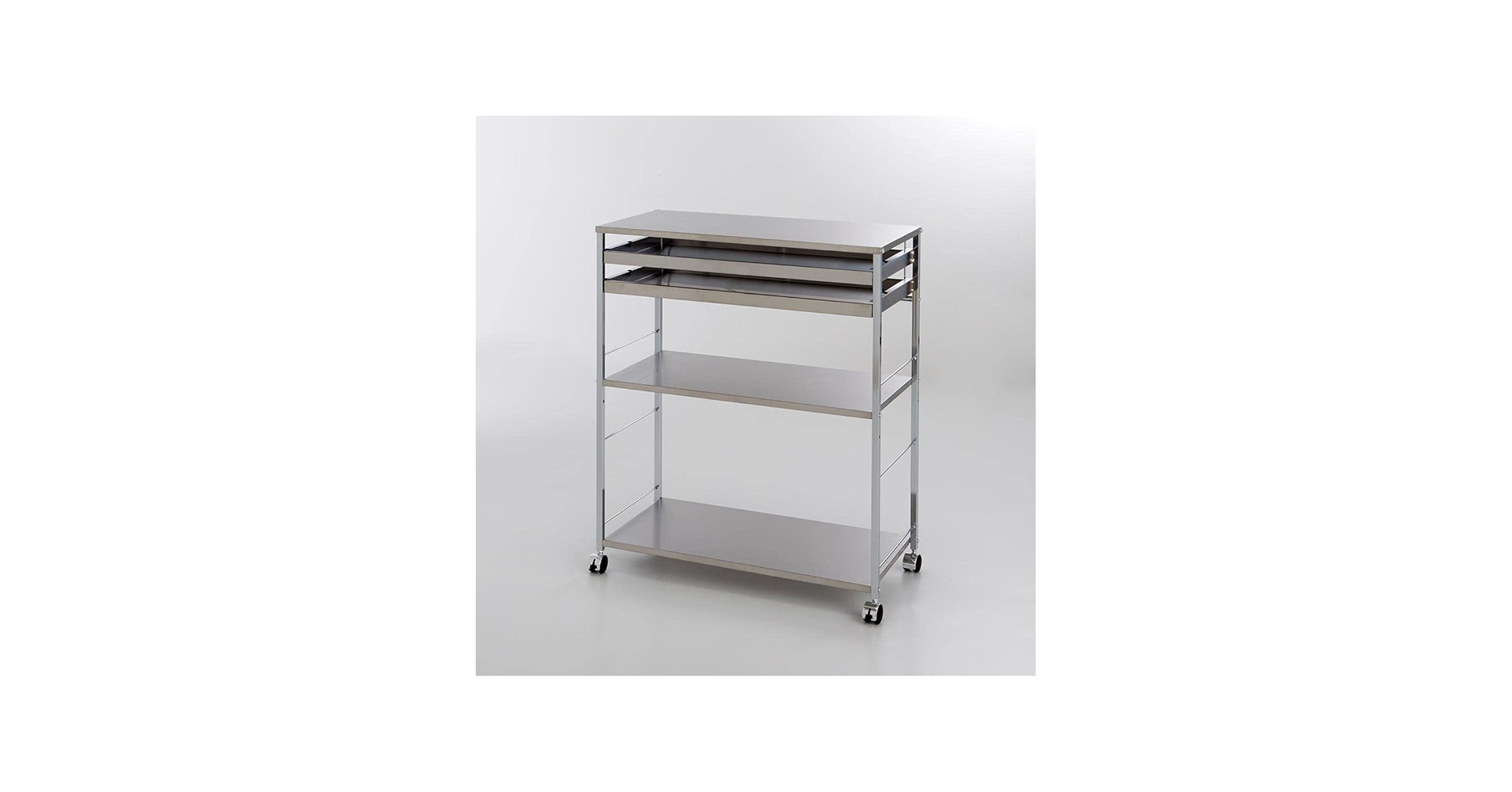 Amazon.co.jp: ディノス キッチン収納 キッチン 収納カート ステンレス