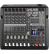 Amazon | Bomaite DT8プロフェッショナルミキサーサウンドボード