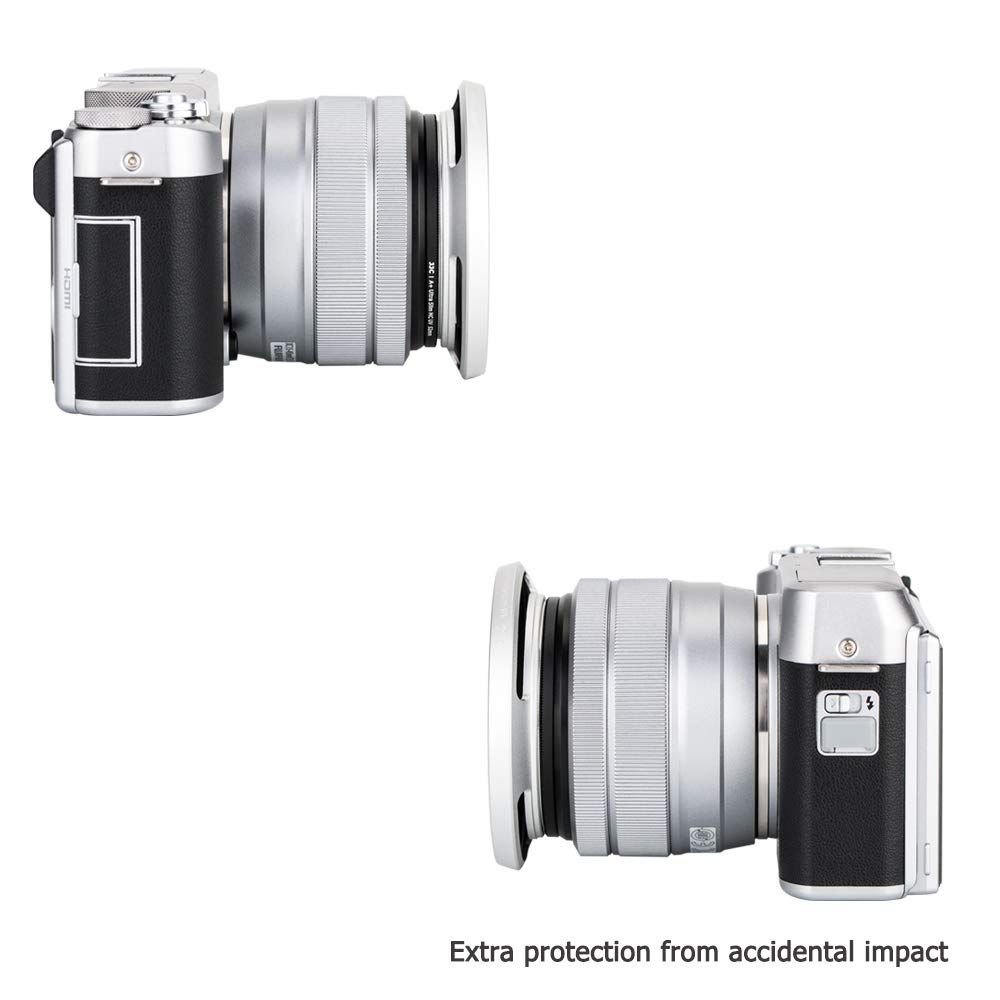 Amazon | JJC メタル レンズフード ねじ込む式 Fujifilm Fujinon XC 15