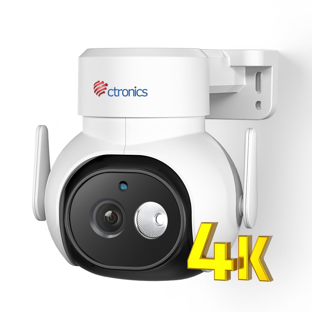 Amazon.co.jp: Ctronics 防犯カメラ 屋外 4K 5GWi-F iAI人/ペット/車両