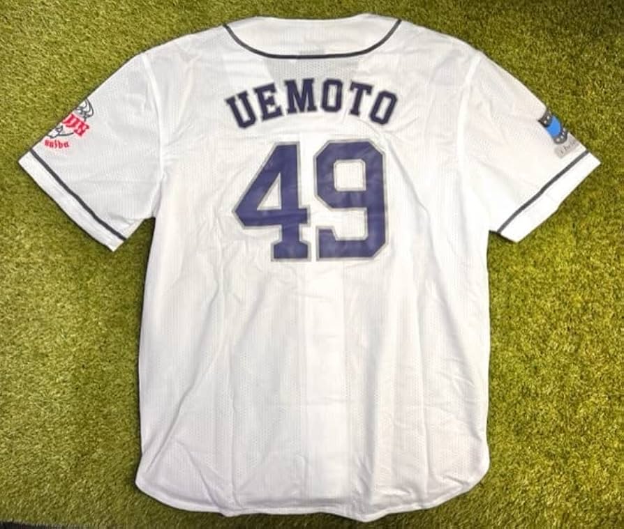 Amazon.co.jp: 上本 達之 選手 サイン入り! 背番号 49 西武 ライオンズ