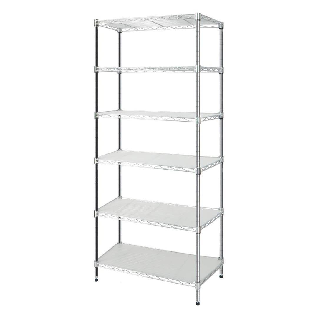 Amazon｜組み立て簡単な防カビ加工スチールラック｜スチールラック本体