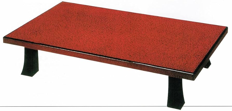 Amazon | 【木製漆塗り】赤堆朱 5尺京足 座卓 | うつわ日和 | 座卓