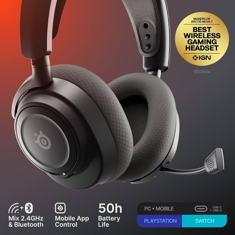 Amazon.com: SteelSeries Arctis Nova 7 Wireless Gen 2 Gaming