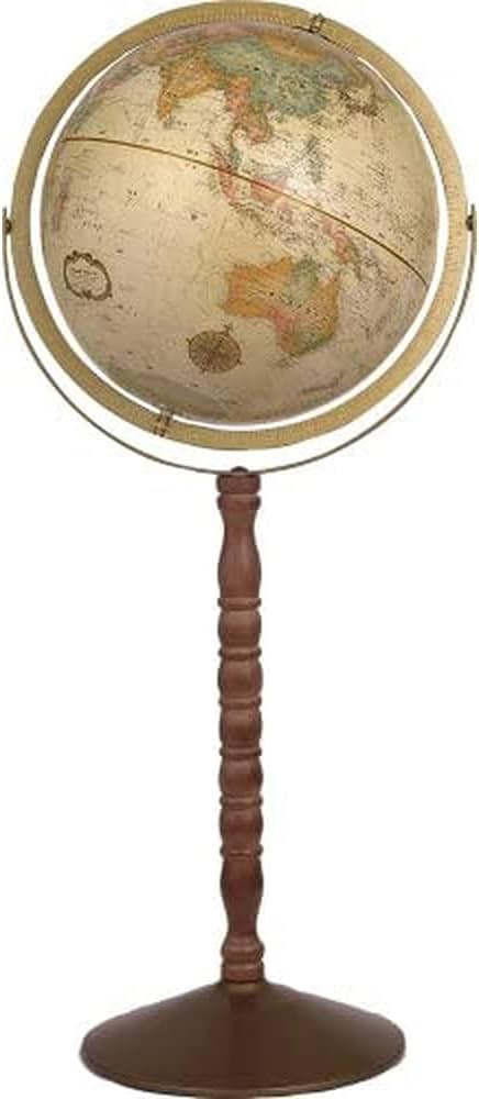 Amazon | リプルーグル 地球儀 ヨークタウン型 アンティーク 日本語版