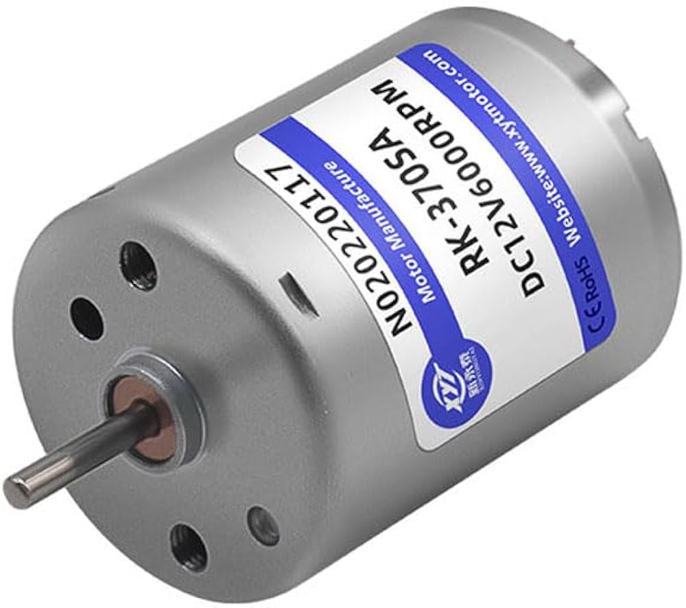 Amazon.co.jp: RF-370 DC減速モーター ハイパワー高速 DC モーター 6V