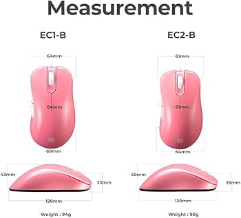 Amazon | ZOWIE EC2-B DIVINA VERSION PINK ゲーミングマウス (SMALL