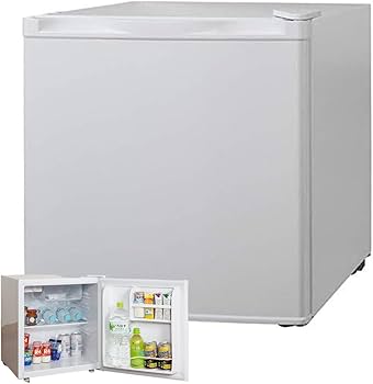 Amazon | iimono117 小型冷蔵庫 46L 両開き 製氷室付き 1ドア 右開き