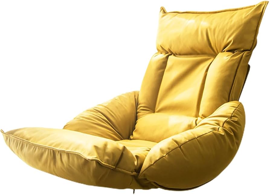 Amazon｜リーンロゼ トーゴソファ 一人掛け ソファーベッド 黄色｜座椅