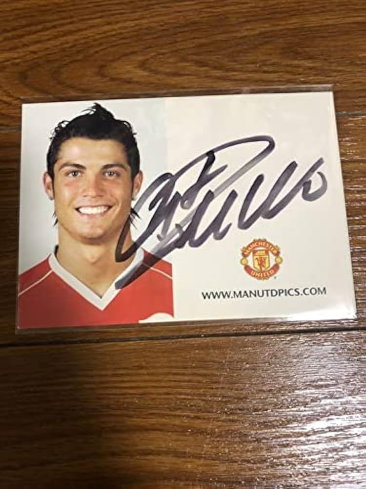 Amazon.co.jp: クリスティアーノロナウド 直筆サイン公式カード : おもちゃ