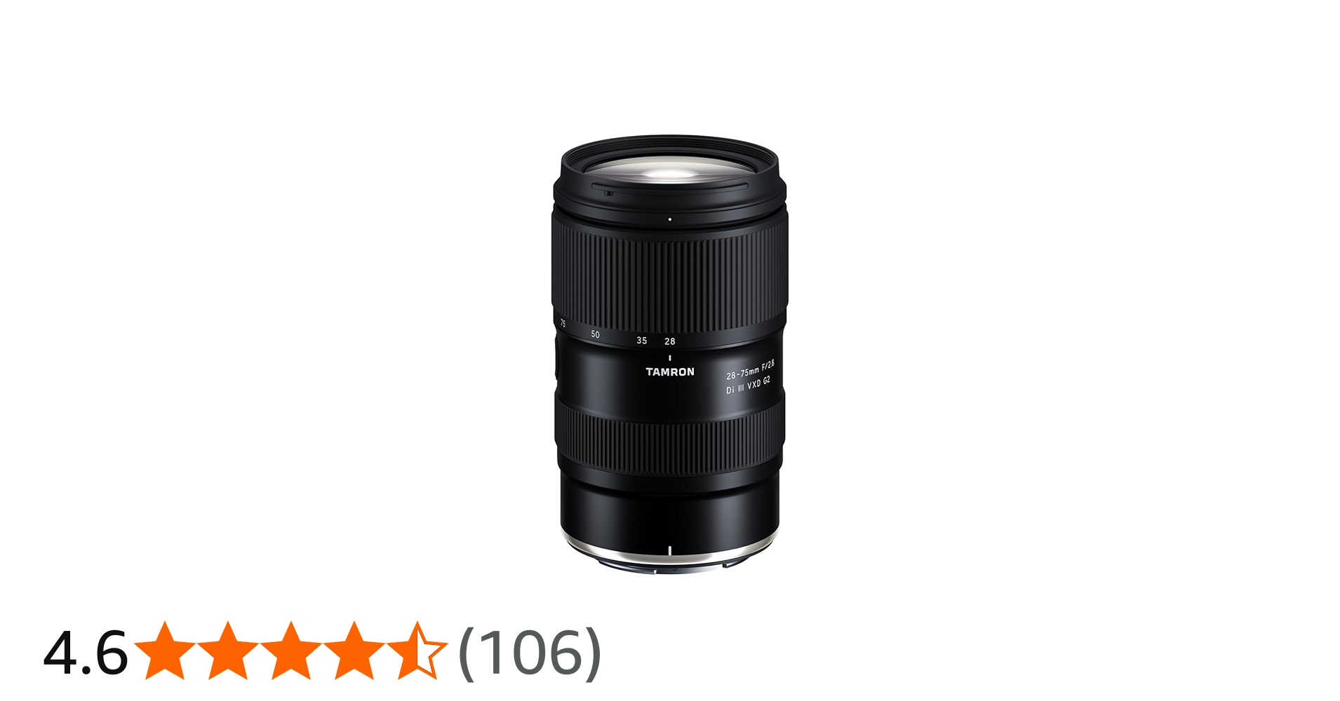 Amazon.co.jp: Tamron 28-75mm F2.8 Di III VXD G2 for Nikon Z (Model