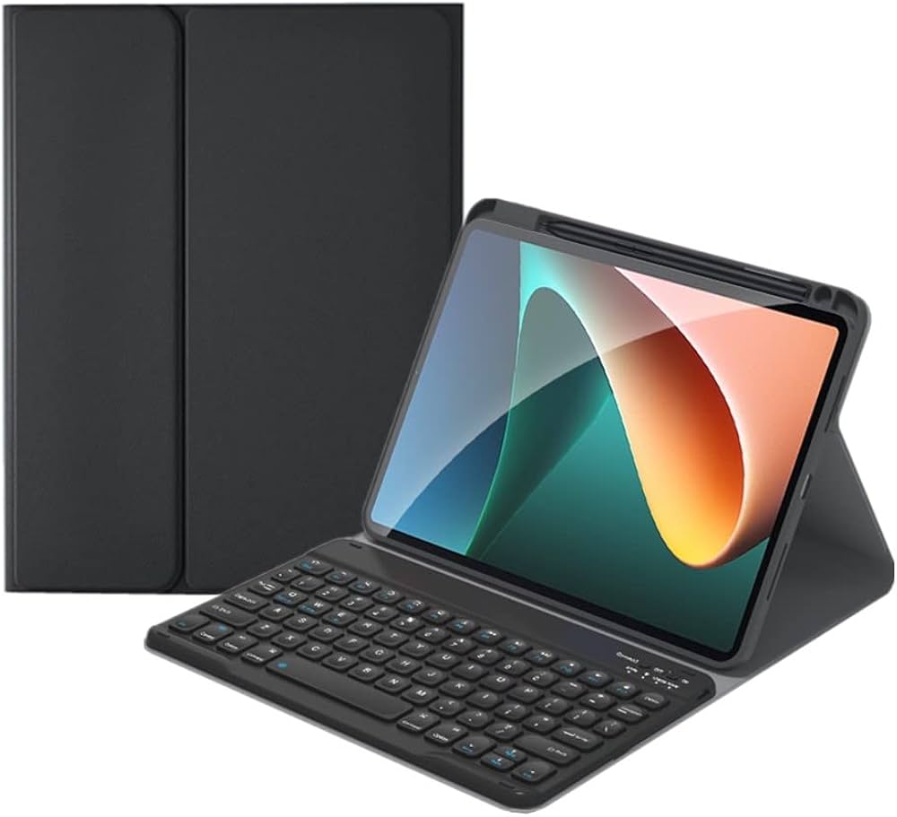 Amazon.co.jp: Xiaomi Pad 5 キーボードケース ペンホルダー付き 丸い