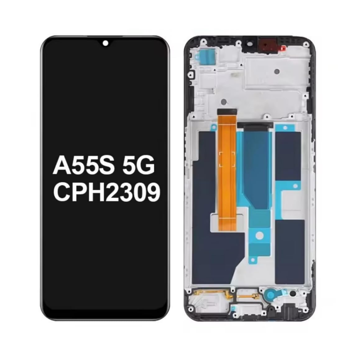 Amazon | Oppo A55S 5G CPH2309 LCDディスプレイタッチスクリーン