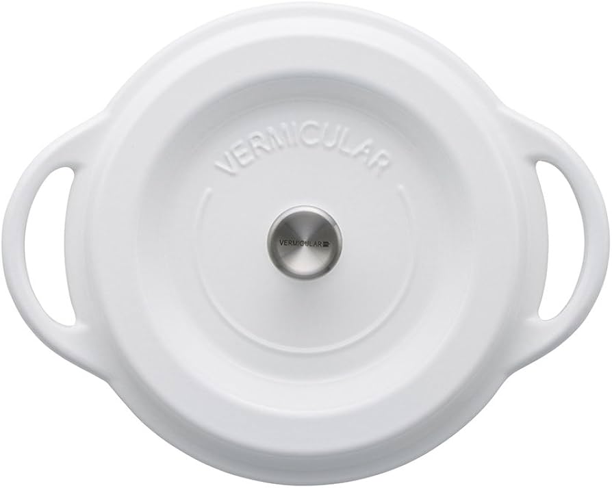 Amazon｜バーミキュラ 鋳物ホーロー鍋 18cm パールホワイト 無水調理