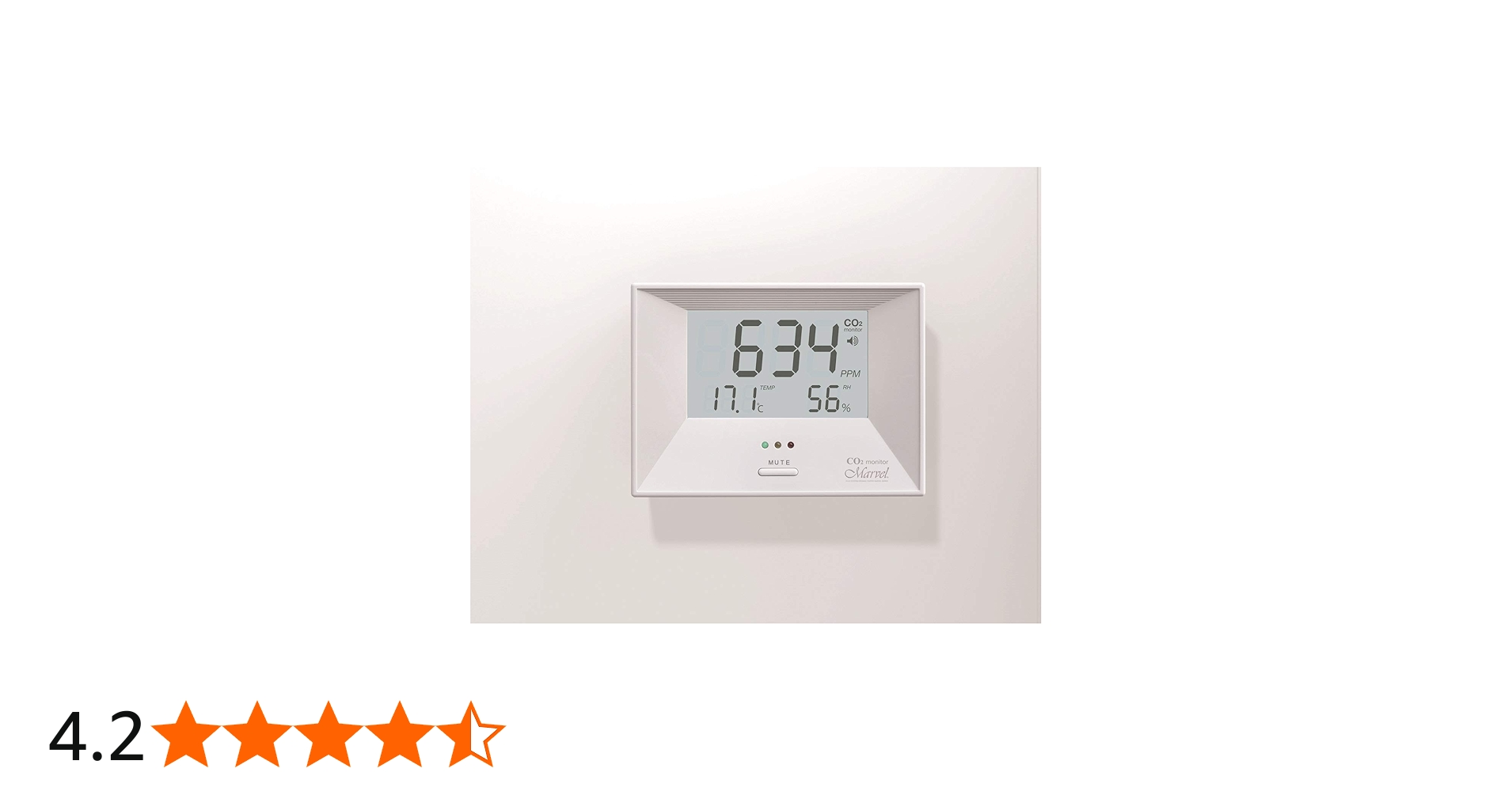 Amazon | CO2モニター マーベル001 二酸化炭素濃度測定器・温湿度計