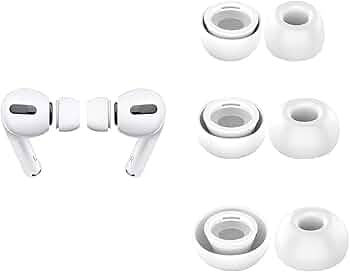 Amazon | AirPods Pro/2世代 イヤーピース シリコンイヤーチップ 遮音