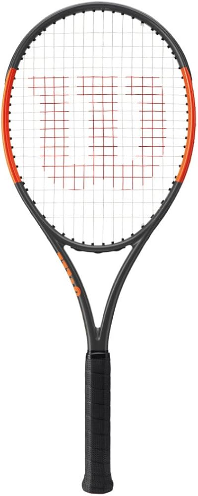 Amazon | Wilson Burn 100 CVテニスラケット、オレンジ/ブラック