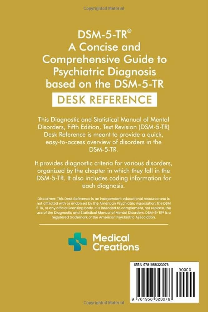 DSM-5-TR: A Concise and Comprehensive Guide to Psychiatric