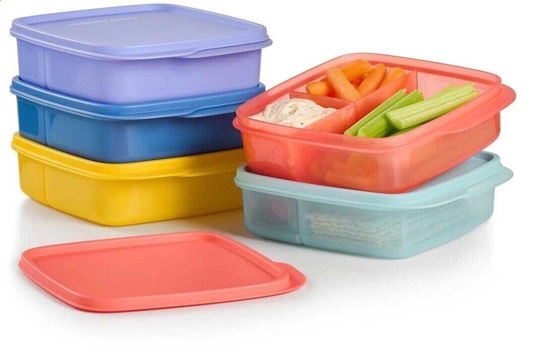 Amazon.com: Tupperware Eco Lunch It Divided Container Set of 5