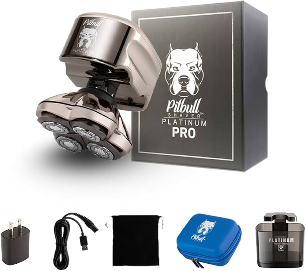 Amazon.com: Skull Shaver Pitbull Platinum PRO Head & Face Shaver