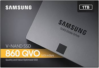 Amazon | Samsung SSD 860 QVO 2.5” SATA III 1TB MZ-76Q1T0B Solid