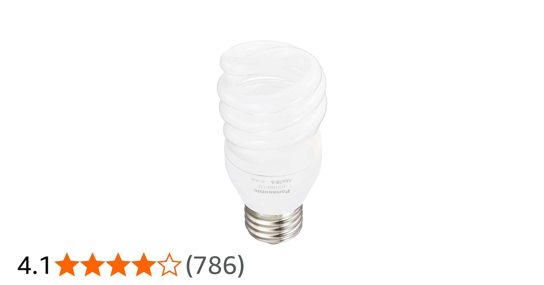 Amazon | パナソニック 電球形蛍光灯 パルックボール 電球60W形相当