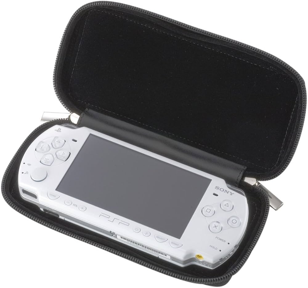 Amazon | PSP用本革ケース (PSP-2000/3000用) SZC-GP03BK | ケース