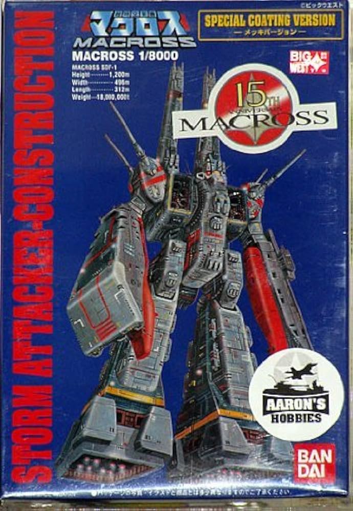 Amazon.com: Bandai 1/8000 Macross Attacker Mode Special Coating