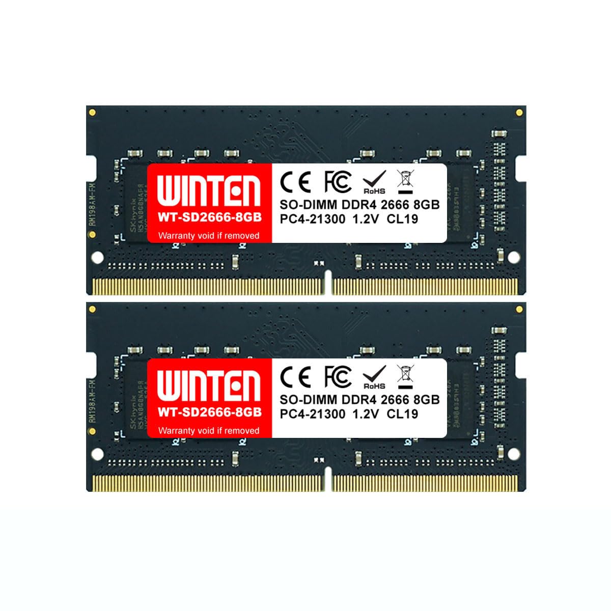 Amazon.co.jp: WINTEN ノートPC用メモリ DDR4-2666 16GB（8GB×2枚
