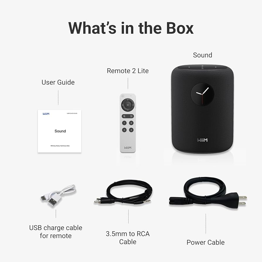 Amazon.com: WiiM Sound Smart Speaker with 1.8″ Touch Display, Hi