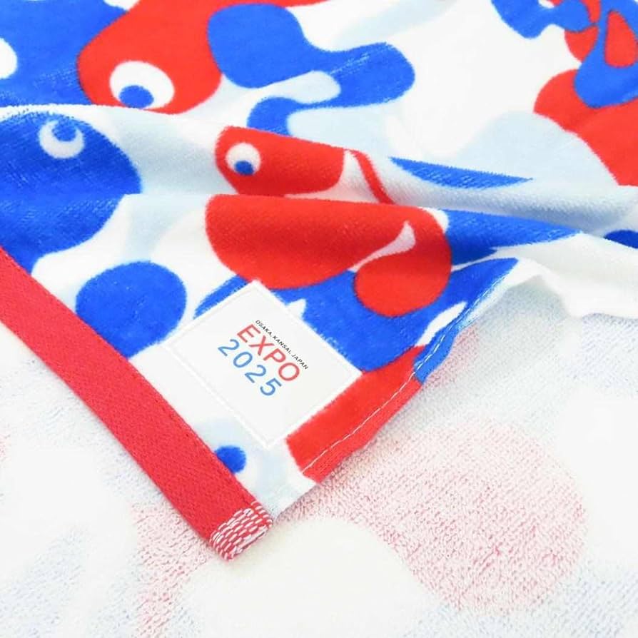 Amazon.co.jp: ミャクミャク[レジャータオル]2025 大阪 関西万博