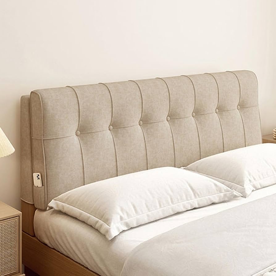 Amazon｜ヘッドボードクッション ダブル/シングル ベッド用 背もたれ