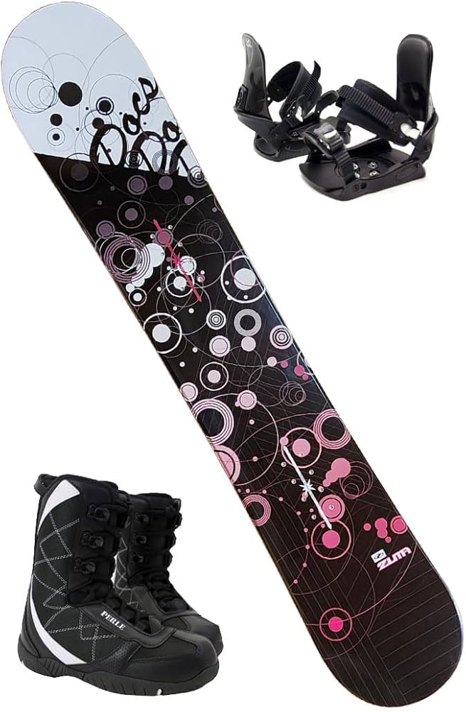 Amazon | スノボ3点セット ZUMA 18-19 DOCS ブラック/ピンク 150cm