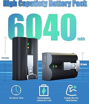 Amazon.com: DangChu 2-Pack 6040mAh Replacement for Ring Doorbell